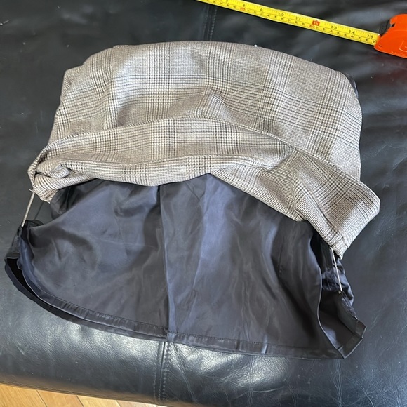 & Other Stories check mini skirt in brown - Picture 8 of 12